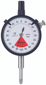 Mitutoyo 2901SB-10 - Dial Indicator Std .001mm - .16mm, 8mm Stem, M2.5X0.45, FB