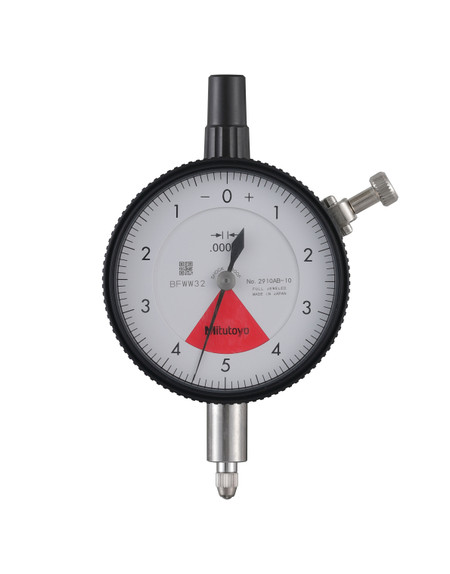 Mitutoyo 2910AB - Dial Indicator Reverse Read .001 - .008", 3/8 St, 4-48 UNC, FB
