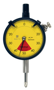 Mitutoyo 2929SB-62 - Dial Indicator Standard .01-.8mm, 8mm Stem, M2.5 x .45, FB