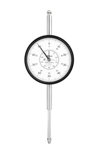 Mitutoyo 3058A-19 - Dial Indicator Large Dial .01-50mm, 8mm Stem, M2.5X0.45, Lug