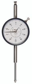 Mitutoyo 3424A-19 - Dial Indicator Large Dial .0-2", 3/8 St, 4-48, Lug 