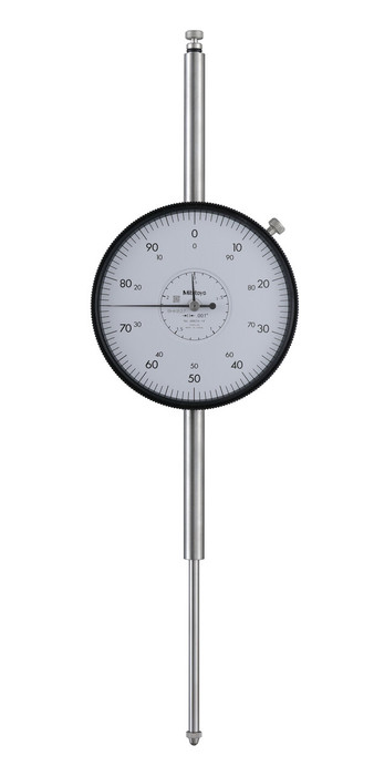 Mitutoyo 4887A-19 - Dial Indicator Large Dial .001-3", 3/8 St, 4-48, Lug