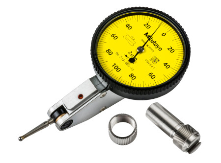 Mitutoyo 513-405-10E - Horizontal Dial Test Indicator Basic Set .02mm, 0.02mm Grad