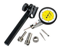 Mitutoyo 513-406-10T - Horizontal Dial Test Indicator Full Set .03'/0.7Mmm/.08mm, 0.01mm COMBO DIAL *Promo*
