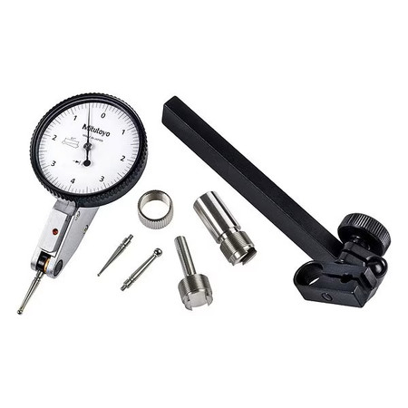 Mitutoyo 513-407-10E - Horizontal Dial Test Indicator .008"R/.00005" Grad. Basic Set