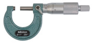 Mitutoyo 103-177 - Outside Micrometer. 0 - 1", .001", Baked Enamel, Ratchet Stop
