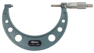 Mitutoyo 103-181 - Outside Micrometer. 4 - 5", .001", Baked Enamel, Ratchet Stop