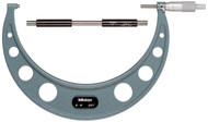 Mitutoyo 103-184 - Outside Micrometer. 7 - 8", .001", Baked Enamel, Ratchet Stop