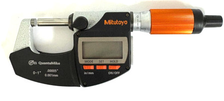 Mitutoyo 293-180-40 - Digimatic QuantuMike 0" - 1"/ 25mm, .00005/.001mm, SPC, IP65 w Certificate