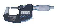 Mitutoyo 293-349-30 - Digimatic Micrometer 0" - 1"/25mm .0005, IP65, Ratchet Thimble