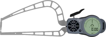 Mitutoyo 209-955 - Digmatic Caliper Gage External Tube Thickness Measurement Type 0-1.97", 6.65" Depth, Wall Thickness type, Ball contacts
