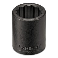Wright Tool 4864-4898- 1/2"Dr. 12 Point Impact Socket Set 7/16 - 1-1/2 