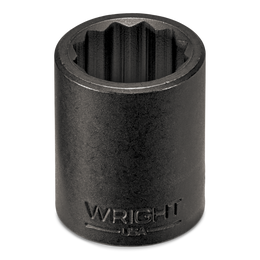 Wright Tool 4864-4898- 1/2"Dr. 12 Point Impact Socket Set 7/16 - 1-1/2 