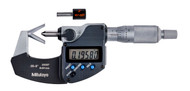 Mitutoyo 314-351-30 - Digimatic Micrometer V-Anvil w Groove, 3 Flute .05"-.6" /.00005" SPC
