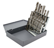 Michigan Drill 780X - 16 Pc. Uncoated HSS Spiral Point Taps& Drill Set USA