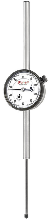 Starrett 25-3041J - Dial Test Indicator 3.000" Range, .001" Grad, 0.100 Dial Reading - 53310 USA 