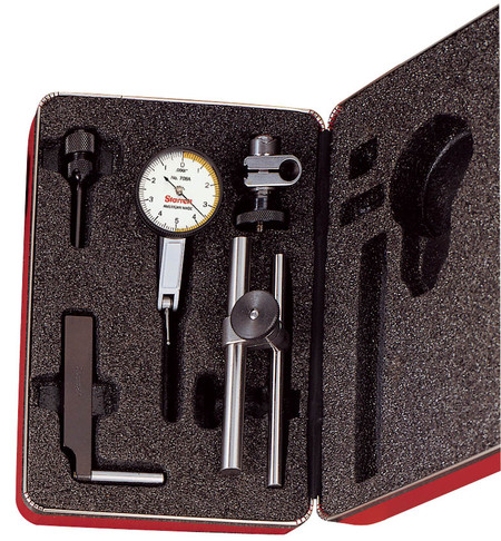 Starrett 708ACZ - Dial Test Indicator Set .010" Range 0.001"Grad. w Attachments 64217