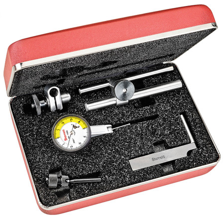 Starrett 708BCZ - Dial Test Indicator Set .020" Range 0.0001"Grad. w Attachments 64218 USA