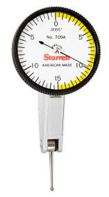 Starrett 709AZ - Dial Test Indicator .030" Range 0.0005"Grad.64214 USA