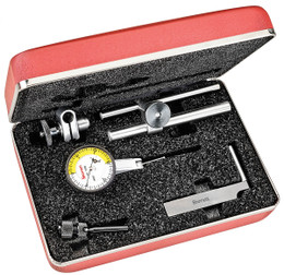 Starrett 709BCZ - Dial Test Indicator Set .060" Range 0.0005"Grad. w Attachments 64220 USA