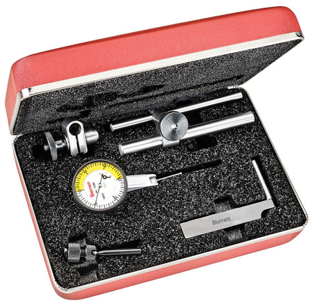 Starrett 709BCZ - Dial Test Indicator Set .060" Range 0.0005"Grad. w Attachments 64220 USA