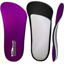 SLIM Orthotics are designed for mens dress shoes and womens casual shoes.  Made from the same plastic as custom orthotics the SLIM orthotics are 3/4 length so the toes have plenty of room.