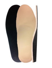 Freedom Orthotic offer support with a very soft foam top cover.  They are excellent for relieving pressure on the bottom of the foot.