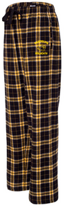 Yellow and Black Plaid Flannel Lounge Pants