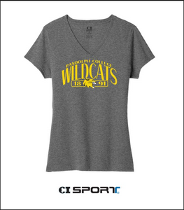 Ladies Tri-Blend V-Neck Tee by CI Sport
