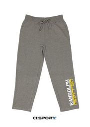 CI Sport Straight Leg Sweatpants in Dark Heather-left leg imprint
