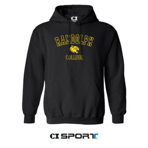 CI Sport Pullover Hood Sweatshirt in Black with embroidery