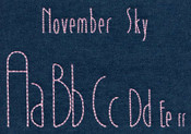 521 November Sky Floss Font