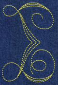 477 Jumbo Greek Interlocking Floss Stitch Monogram