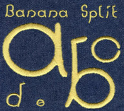 460 Banana Split Satin Font