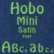 444 Hobo Mini Satin Font