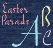 426 Easter Parade Satin Font