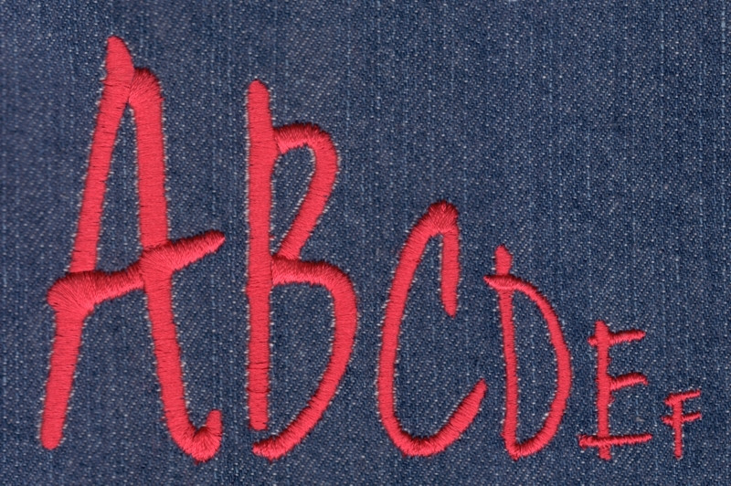 465 Mad Scrawl Mini Satin Font - Jolson's Designs