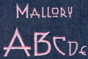 375 Mallory Satin Font