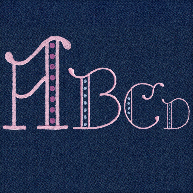 Penelope Embroidery Font