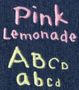 368 Pink Lemonade Mini Satin Font