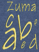 341 Zuma Satin Font