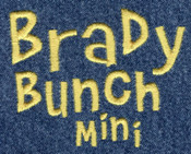 325 Brady Bunch Mini Satin Font