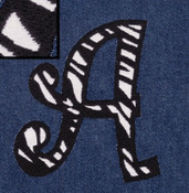 302 Zebra Curlz Applique Font