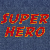 078 Super Hero Satin Applique