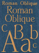 597 Roman Oblique Satin Font