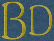 598 Roman Oblique SatinFill Font