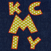628 Mickey Blanket Stitch Applique Font