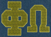 635 Letterman Greek Blanket Stitch Applique Font