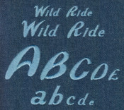 644 Wild Ride Mini Satin Font