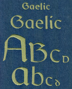 646 Gaelic Mini Satin Font